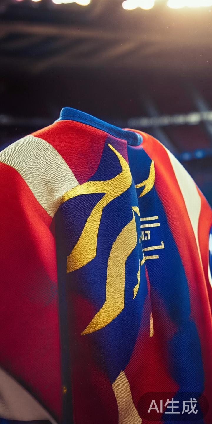 *多渠道品牌曝光：*乐鱼体育在马竞的主场球衣上展示